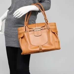 JIMMY CHOO Leather Ophelia Tote Bag